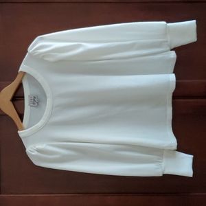 Como Vintage Ivory Long Sleeve Top
